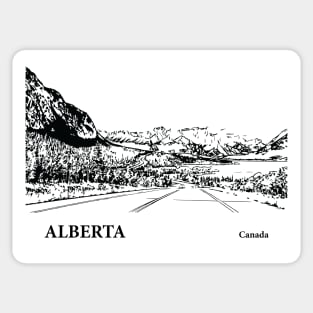 Alberta Canada Sticker